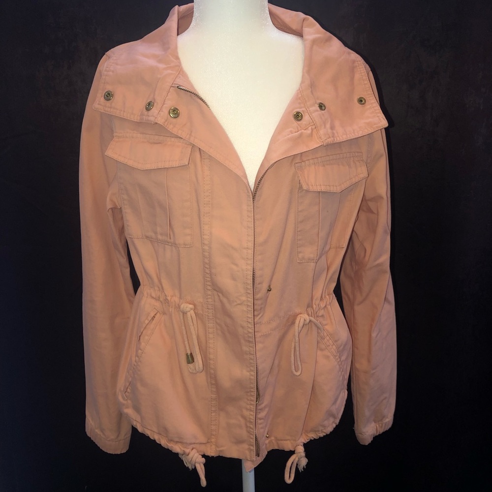 Soft Pink Cargo Jacket
